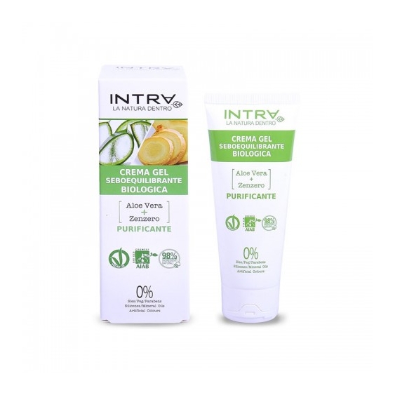Intra Aloe Vera + Zenzero Crema Gel Purificante 50 Ml