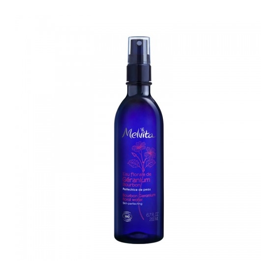 Melvita Eau Floreale De Géranium Bourbon Acqua Floreale Al Geranio Bio In Spray 200 Ml
