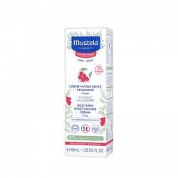 Mustela Soothing Moisturizing Cream Face Crema Idratante Lenitiva Per Il Viso 40 Ml