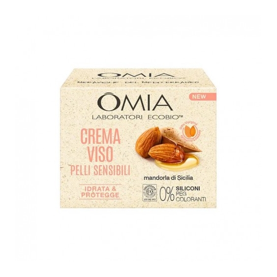 Omia Mandorla Di Sicilia Crema Viso Per Pelli Sensibili 50 Ml