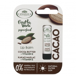 L'Angelica Frutta Viva Balsamo Labbra Cacao & Vitamina E