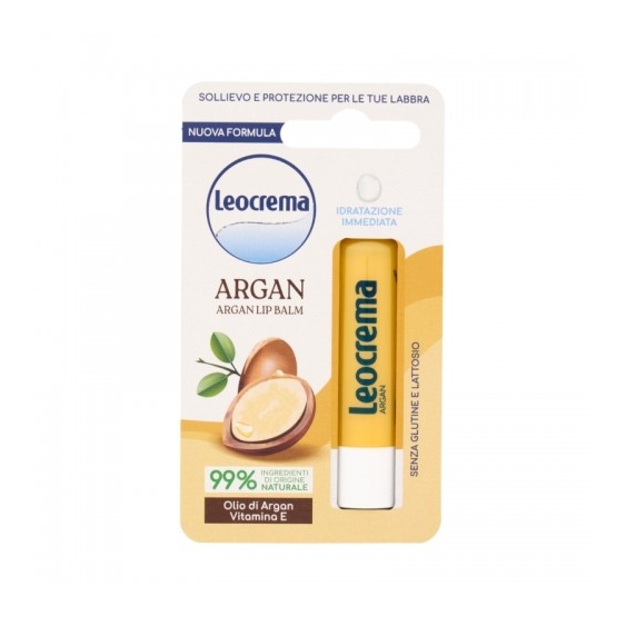 Leocrema Lip Balm Argan Balsamo Idratante E Protettivo 5,5 Ml