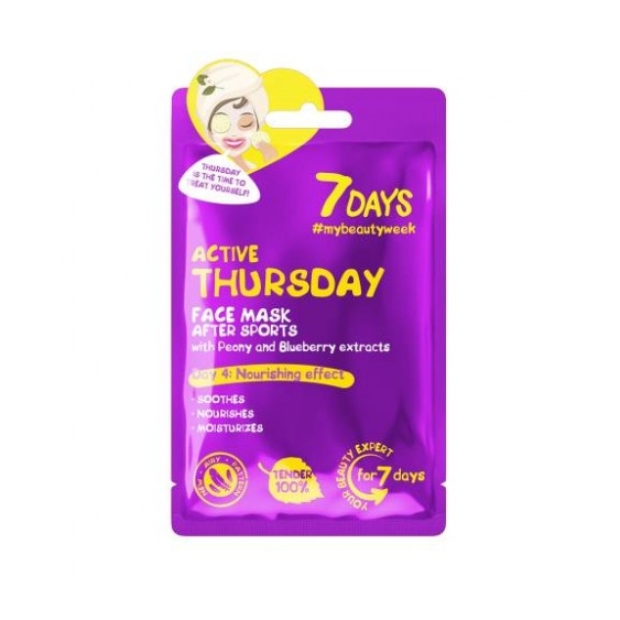 7Days Active Thursday Maschera Nutriente In Tessuto