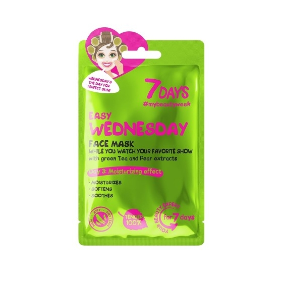 7Days Easy Wednesday Maschera Viso Idratante Ed Elasticizzante