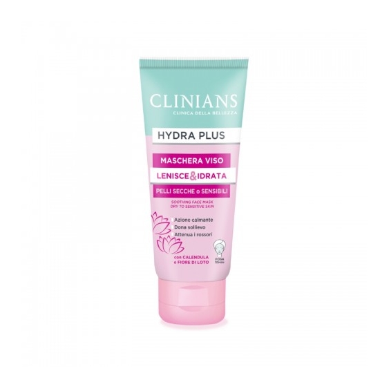 Clinians Hydra Plus Maschera Viso Lenitiva E Idratante 75 Ml