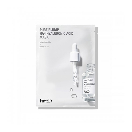 Face D Pure Plump Ha4 Acido Ialuronico Maschera Viso Idratante E Rassodante
