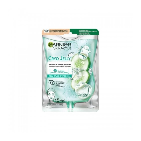 Garnier Skinactive Cryo Jelly Maschera Anti-Fatica Viso Effetto Ghiaccio