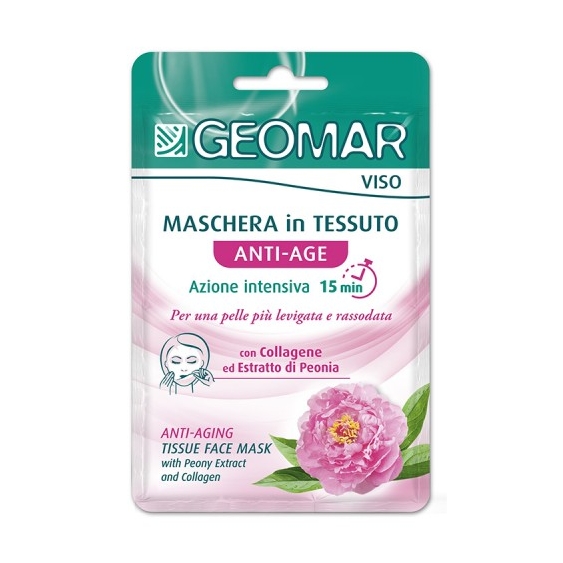 Geomar Maschera In Tessuto Anti-Age Viso 22 Ml