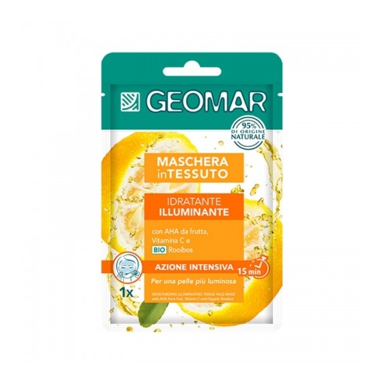 Geomar Maschera In Tessuto Idratante E Illuminante 22 Ml