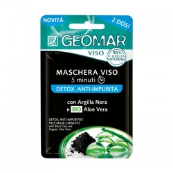 Geomar Detox Anti-Impurit  Maschera Viso 2 Dosi