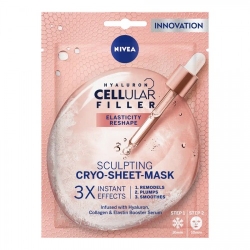 Nivea Hyaluron Cellular Filler Anti-Gravity Cryo Mask Maschera Anti-Age