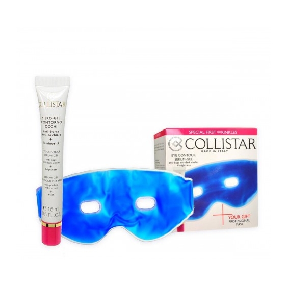 Collistar Prime Rughe Siero Gel Contorno Occhi 15 Ml + Maschera Professionale Contorno Occhi