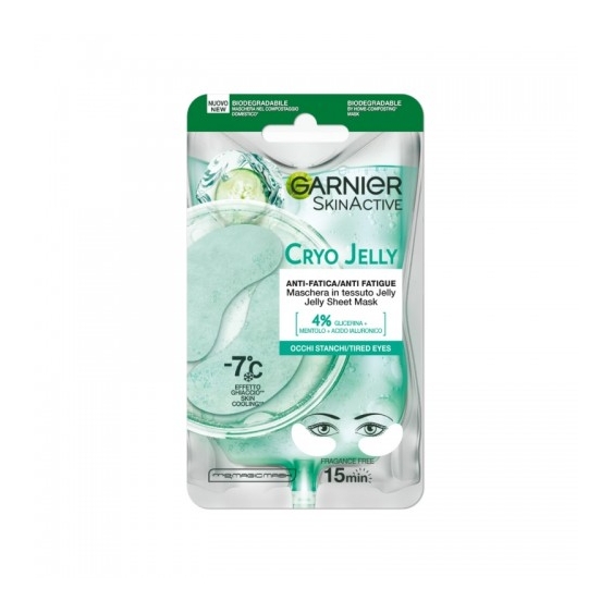 Garnier Skinactive Cryo Jelly Maschera Occhi Anti-Fatica Effetto Ghiaccio