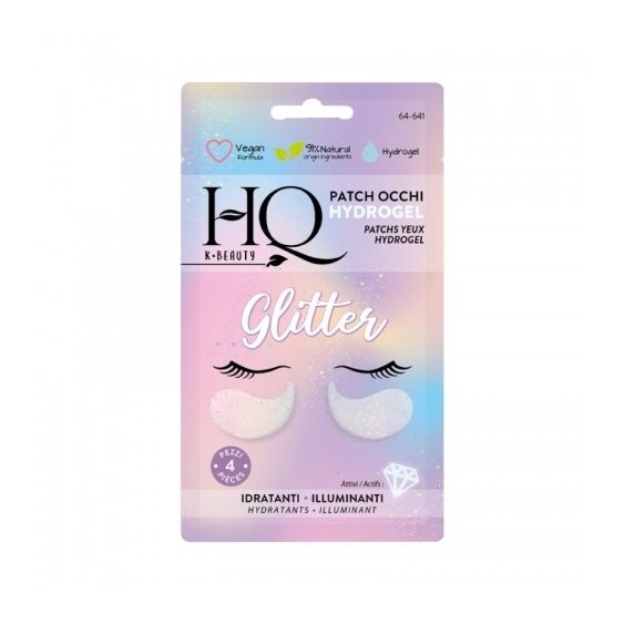 Hq Glitter 4 Patch Occhi In Hydrogel Illuminanti
