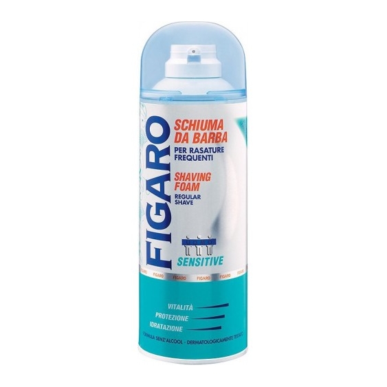 Figaro Schiuma Da Barba Sensitive Senza Alcool 400 Ml