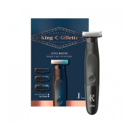 Gillette King C Style Master Regolabarba Con Accessori