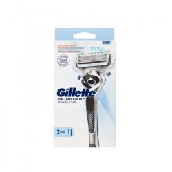Gillette Skinguard Sensitive 1 Rasoio + 2 Lamette