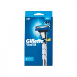 Gillette Mach3 Turbo 1 Rasoio + 2 Lamette