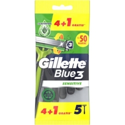 Gillette Blu3 Sensitive Rasoio Da Barba Usa E Getta 1 Confezione Da 4+1 Lamette
