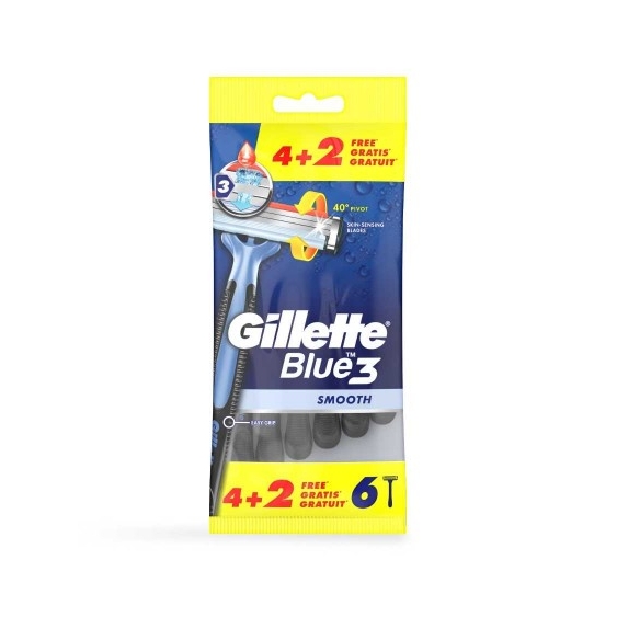 Gillette Blue3 Smooth 6 Rasoi Usa E Getta