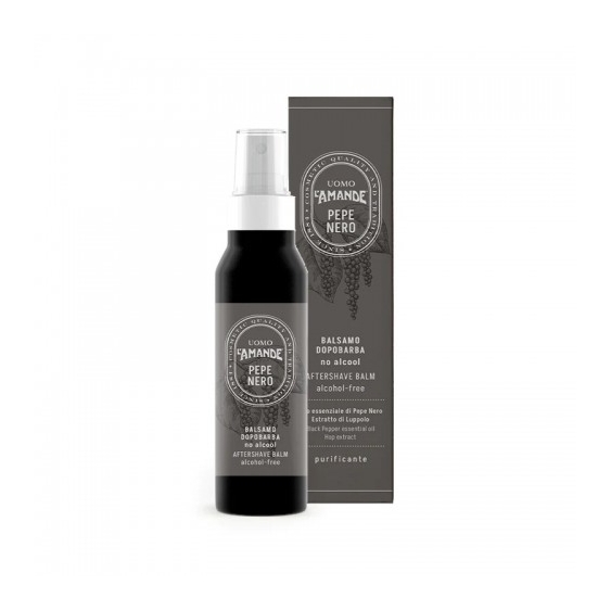 L'Amande Pepe Nero Balsamo Dopo Barba Analcolico 100 Ml