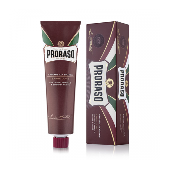 Proraso Barbe Dure Sapone Da Barba Con Burro Di Karité E Olio Di Sandalo 150 Ml
