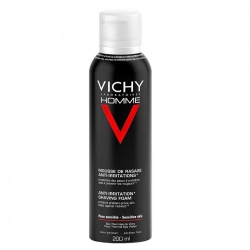 Vichy Homme Sensi Shave Schiuma Da Barba Anti-Irritazioni 200 Ml
