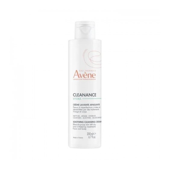 Avene Cleanance Hydra Crema Detergente Lenitiva 200 Ml