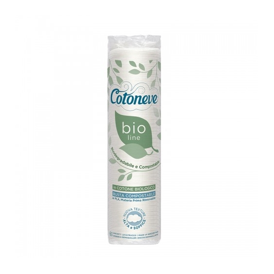 Cotoneve Bio Line 60 Dischetti Struccanti Rotondi In Cotone Biologico