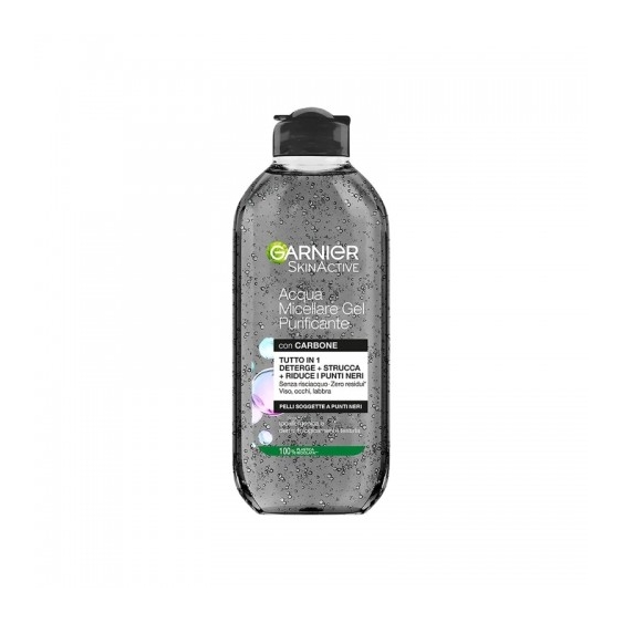 Garnier Skinactive Acqua Micellare Gel Purificante Con Carbone 400 Ml
