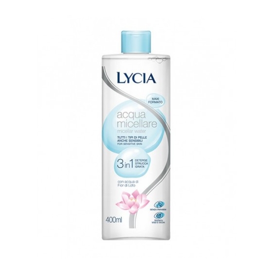Lycia Acqua Micellare Per Tutti I Tipi Di Pelle 400 Ml