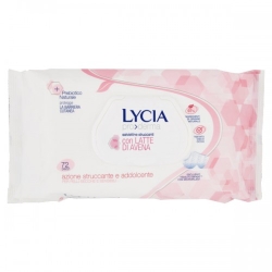 Lycia Pro Derma 72 Salviettine Struccanti Con Latte Di Avena