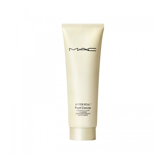 Mac Cosmetics Hyper Real Fresh Canvas Detergente Crema-Schiuma 125 Ml