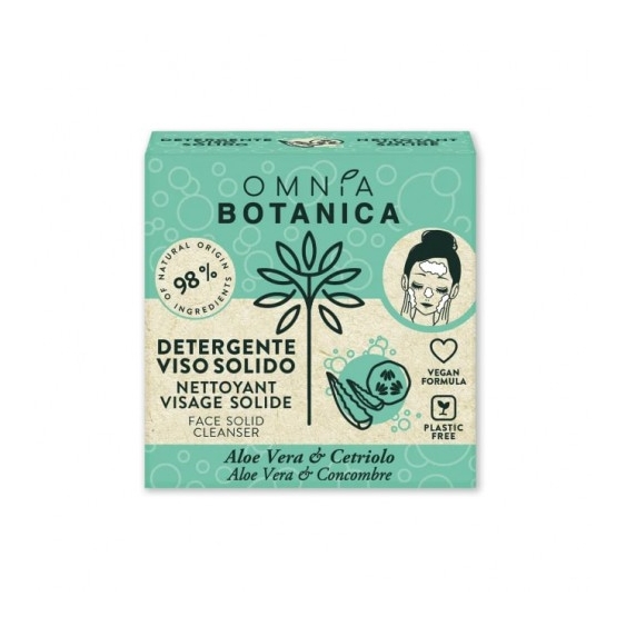 Omnia Botanica Aloe Vera & Cetriolo Detergente Viso Solido 50 G