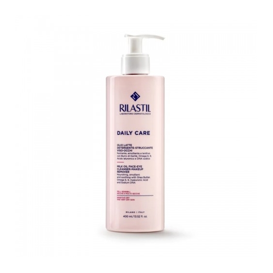 Rilastil Daily Care Olio Latte Detergente Struccante Per Viso E Occhi 400 Ml