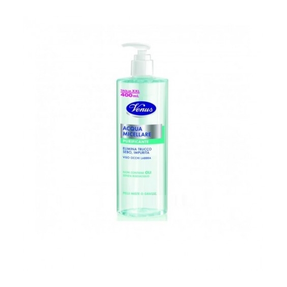 Venus Acqua Micellare Purificante Struccante Viso Occhi E Labbra 400 Ml