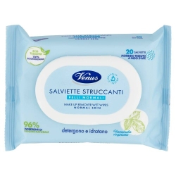 Venus 20 Salviette Struccanti Per Pelli Normali
