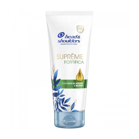 Head & Shoulders Supreme Fortifica Balsamo Con Olio Di Argan E Bambù 220 Ml
