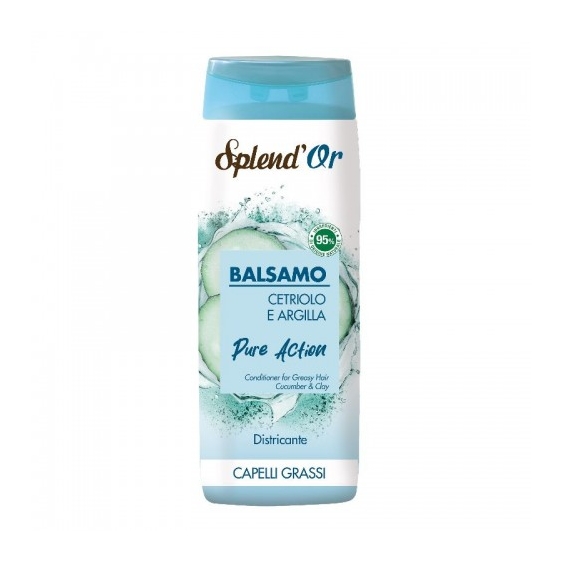 Splend'Or Cetriolo E Argilla Balsamo Districante Per Capelli Grassi 300 Ml