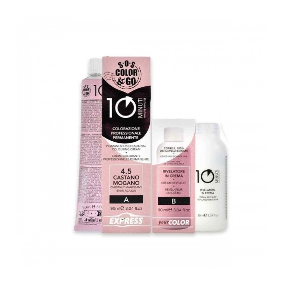 Alama Sos Color&Go Colorazione Permanente N. 4.5 Castano Mogano