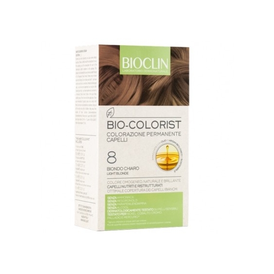Bioclin Bio Colorist -Colorazione Permanente Per Capelli N.8 Biondo Chiaro