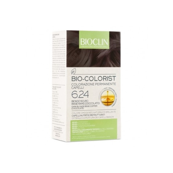 Bioclin Bio Colorist Colorazione Permanente Per Capelli N.6.24 Biondo Scuro Beige Rame