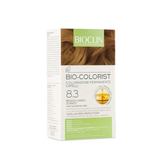 Bioclin Bio Colorist Colorazione Permanente Per Capelli N.8.3 Biondo Chiaro Dorato