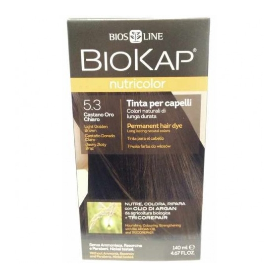 Bios Line Biokap Nutricolor Tinta Per Capelli N. 5.3 Castano Oro Chiaro