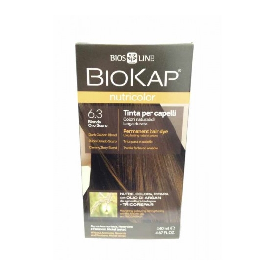 Bios Line Biokap Nutricolor Tinta Per Capelli N.6.3 Biondo Oro Scuro