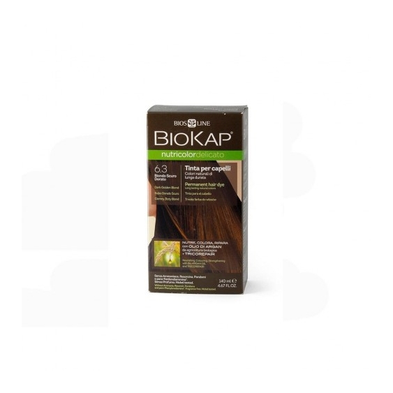 Bios Line Biokap Nutricolor Delicato Tinta Per Capelli N. 6.3 Biondo Scuro Dorato