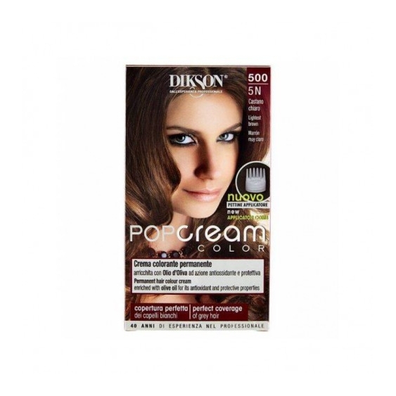 Dikson Pop Cream Color Crema Colorante Permanente N.500 Castano Chiaro