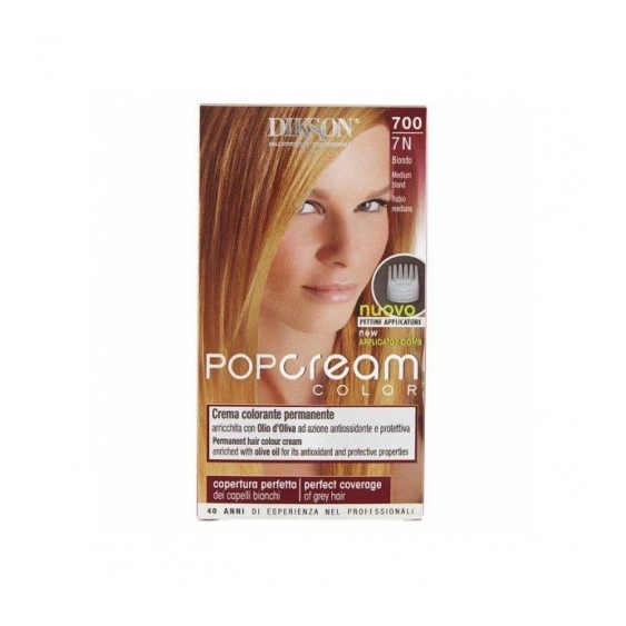 Dikson Pop Cream Color Crema Colorante Permanente N.700 Biondo