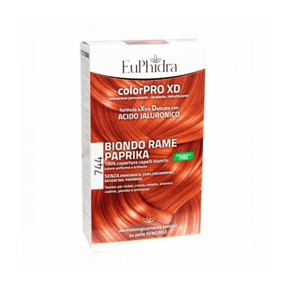 Euphidra Colorpro Xd Colorazione Permanente N.744 Biondo Rame Paprika