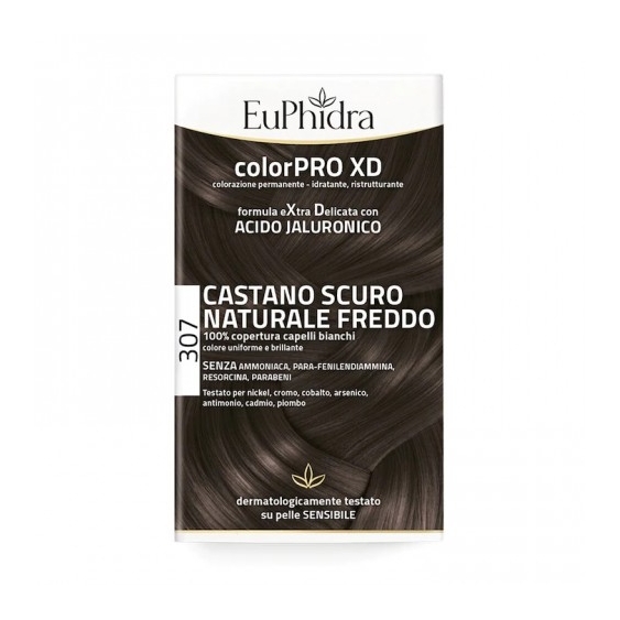 Euphidra Colorpro Xd Colorazione Permanente N. 307 Castano Scuro Naturale Freddo